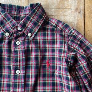 Ralph Lauren plaid shirt 4t